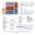 thumbnail image 3 of Epoxy Resin Molds Kit Silicone Mold Reiki Healing Colorful Chips Stone For Necklace Jewelry Making DIY Energy Pendant For Resin Art, Resin Casting,Gifts, 3 of 7