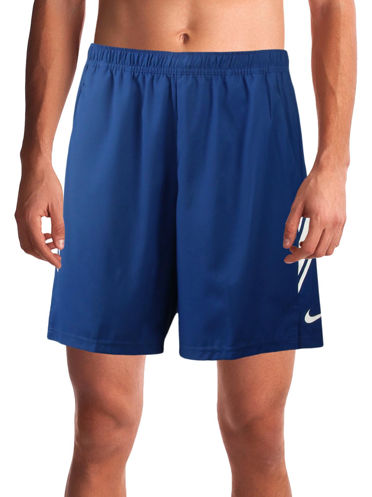 Nike Mens Tennis Striped Shorts 