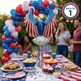 thumbnail image 6 of PMU 12 Inch Pre-Inflated Patriotic Eagle Balloon with Stick, 4th of July Balloons, Independence Day Decorations, Patriotic Decorations, Eagle Mylar Balloons, Red White Blue, (1/Pkg) pkg/1, 6 of 6