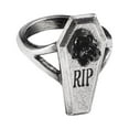 thumbnail image 2 of Alchemy Gothic R235T RIP Black Rose Ring - Size 9.5, 2 of 3