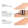 thumbnail image 4 of DAMAIE Facial Hair Remover Replacement Blade Heads, 18K Rose Gold Plated Replacement Heads 3pcs, 4 of 6