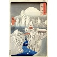 thumbnail image 1 of Hiroshige "View of Mount Haruna in the Snow" (19th) Wall Decal, 1 of 2