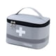 thumbnail image 3 of Bolsa de primeros auxilios, bolsa médica vacía, organizador portátil y compacto para maletín de transporte, bolsa médica M Gray, 3 of 9
