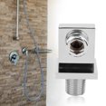 thumbnail image 2 of Hogar Accesorios de baño ducha cuadrada conector manguera salida pared codo G1/2in, 2 of 8