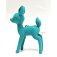 thumbnail image 1 of RETRO DEER ORNAMENT 4.5IN - BLUE, 1 of 3