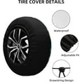 thumbnail image 4 of Spare Tire Cover for RV Camper Trailer Mountain Natural Scenery, Weatherproof Universal Wheel Cover for RV Travel Trailer Camper Truck, 4 of 10