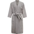thumbnail image 4 of Albornoz de algodón puro grueso para otoño e invierno, bata de baño para mujer, larga, absorbente, de secado rápido, camisón cálido para pareja, conjunto de pijama para hombre, 4 of 4