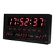 thumbnail image 3 of Reloj de pared digital LED con pantalla grande, preciso, para colgar en el escritorio, con calendario electrónico y temperatura interior de 100 a 240 V, enchufe británico, 3 of 10