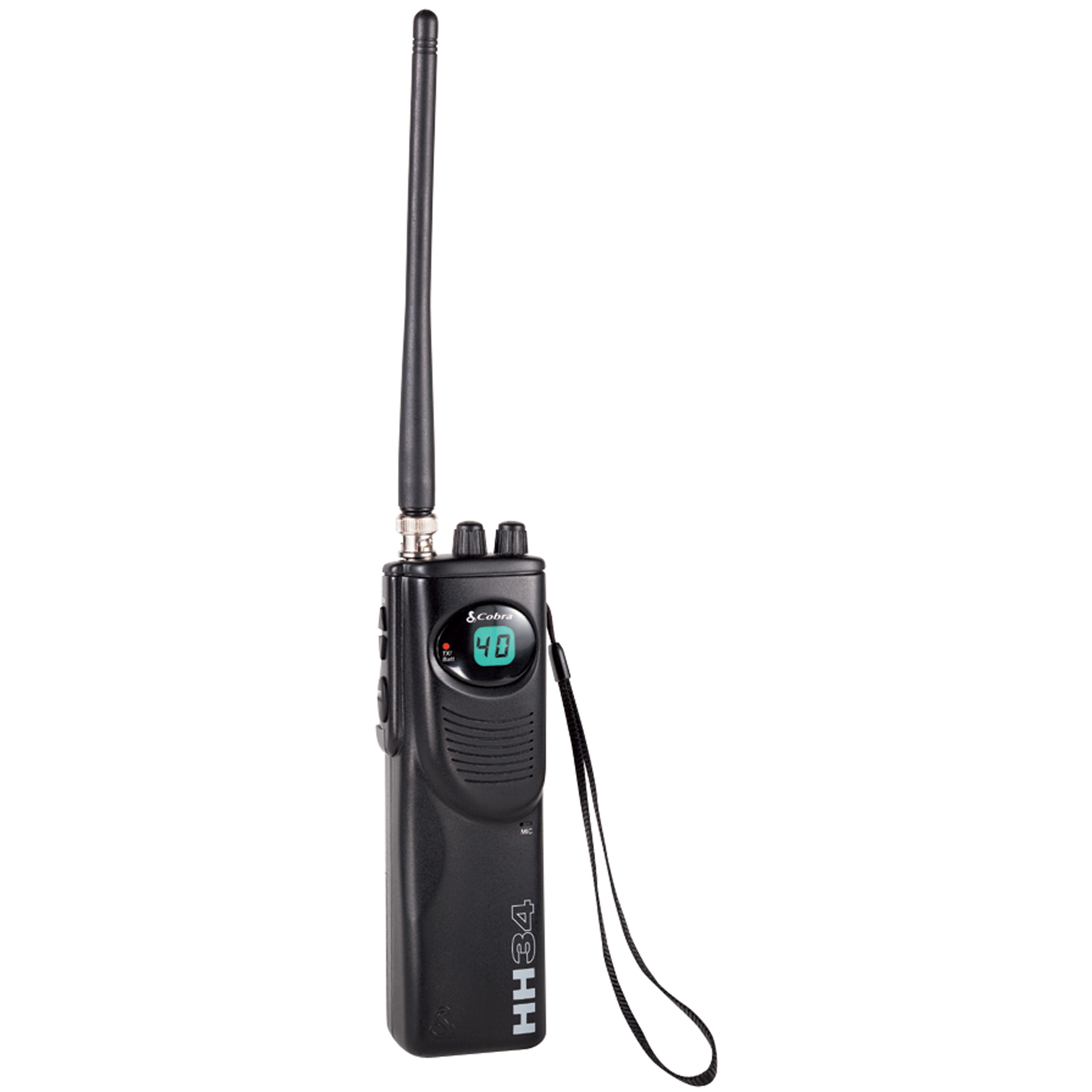 Cobra HH 38 WX ST Hand Held 40 Channel CB Radio with Weather and
