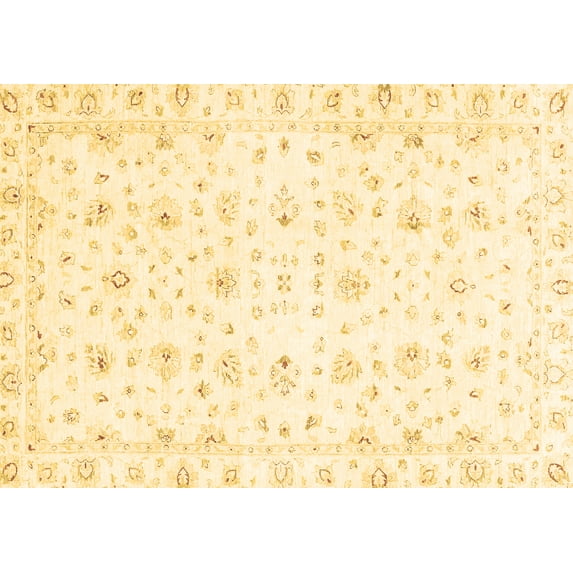 Ahgly Company Indoor Rectangle Oriental Brown Traditional Area Rugs, 5' x 7'