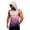 Purple, variant on Gradient Muscle Shirt For Men, Sleeveless Pullover Hoodie Vest with Kangaroo Pocket - Quick Dry Bodybuilding Stringer for Summer Gym & Outdoor Training Black L