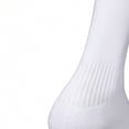 thumbnail image 4 of Lumosvexa Kids Boys Soccer Socks Knee High Lightweight Non Slip Sports Training Socks White 7, 4 of 5