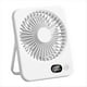 thumbnail image 1 of Ventilador de Escritorio Portátil, Recargable por USB, con Inclinación de 180°, Plegable, con Pantalla de Potencia, 5 Velocidades, Ultra Silencioso B, 1 of 5