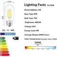 thumbnail image 2 of Bombilla LED tubular LiveMax de 4 W, E26, 400 lm, 2700 K, blanco cálido, paquete de 6, 2 of 9