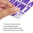thumbnail image 4 of Unique Bargains Vinyl Self Adhesive Letter Number Sticker Decal Kit, Purple 81 Piece 10 Sheets, 4 of 5