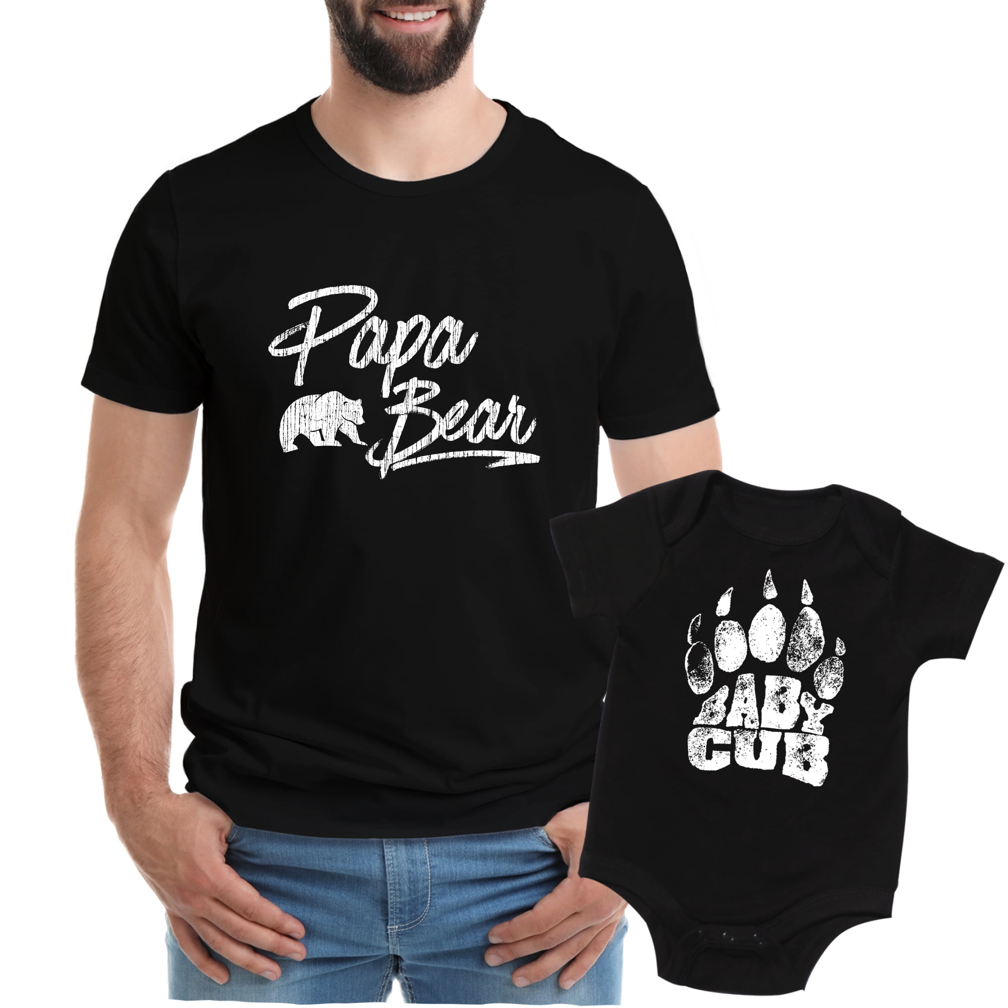 Matching family shirts for pictures Mother and child shirts mama bear papa bear Cute kid tee Unisex Little bear t-shirt for kids