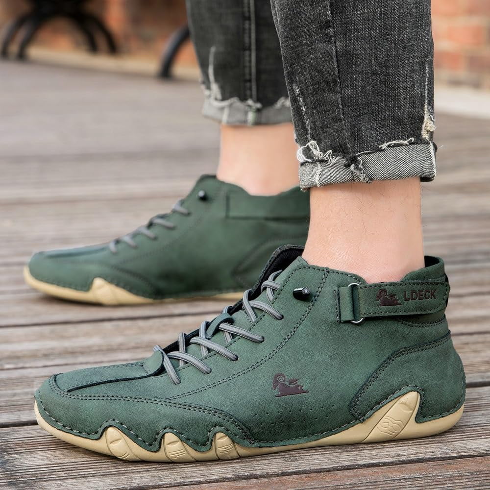 Vogany Shoes Women, Vogldeck - Waterproof and Breathable Orthopedic Shoes, Outdoor Beck Shoes Comfy Lightweight Non-Slip Orthopedic Sneakers Walking Hiking Ankle Boots(Khaki,US 6.5)