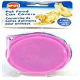 thumbnail image 2 of CHOK Plastic Dog and Cat Food Can Covers  3 Count, 2 of 2