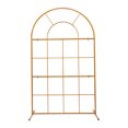 thumbnail image 5 of Gold Metal Wedding Arch Backdrop Flower Balloon Stand Door Frame Wall Party Prop, 5 of 13