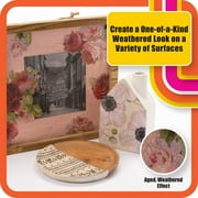 Mod Podge One-Step Fine Crackle Effect Medium, Decoupage Glue Top Coat, Clear, 8 fl oz