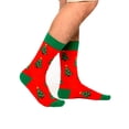 thumbnail image 7 of Men's Christmas Socks Santa Claus & Christmas Trees Socks Size 10-13 (2-Pairs), 7 of 7