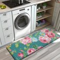 thumbnail image 3 of Pioneer Flower Floral Print Pattern Kitchen Rug Mat,Kitchen Runner Rugs Non Skid Washable,Decorative Kitchen Floor Mats for Kitchen,Sink,Laundry,17"x47.2", 3 of 7