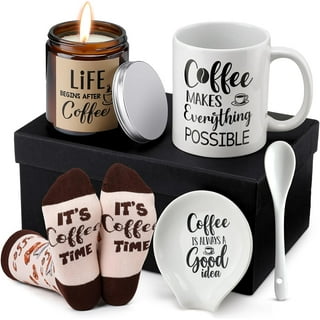 Mud Pie Coffee Gift Set w K-Cup Holder Scoop Towel Sugar & Creamer - Digs N  Gifts