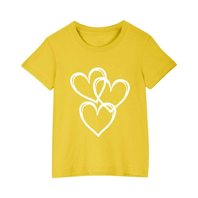 Zpanxa Chemises Filles T-Shirt à Imprimé d'Halloween Col Rond Manches Courtes Haut Mode en Coton 9 Ans