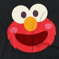 thumbnail image 2 of Sesame Street Elmo Kawaii Face Women's Loose T-Shirt, Black, Large, 2 of 5