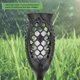 thumbnail image 4 of Lámpara de llama parpadeante con luz de antorcha Solar resistente al agua 96LED para decoración de jardín al aire libre, 4 of 8