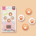 thumbnail image 1 of Tapas de agarre de pulgar con diseño de pata de gato, tapas de joystick para Switch y Lite, cubiertas de silicona suave para controladores de interruptor Ormromra 2033440-4, 1 of 8