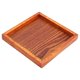 thumbnail image 2 of Bandeja de madera LYUMO para servir comida, pequeña, portátil, cuadrada, de madera maciza, para té, café, aperitivos y comidas., 2 of 8