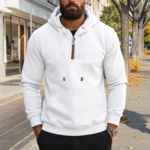 pstuiky mangas largas para hombre, Sudadera con capucha y cremallera de color liso para hombre, jersey de manga larga, sudaderas con capucha camisetas de hombre s