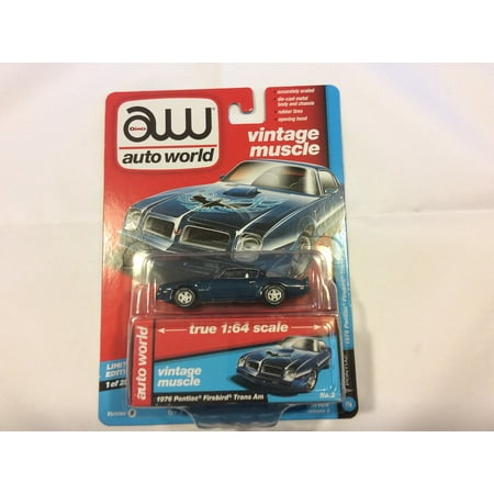 Auto World 1:64 Scale 1976 Pontiac Firebird Trans Am Diecast Cast