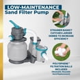 thumbnail image 4 of Bestway Hydrium 20' x 12' x 48" Steel Side Wall Above Ground Pool w/ Sand Pump & Accessories, 4 of 8