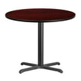thumbnail image 5 of Flash Furniture Graniss 36'' Round Mahogany Laminate Table Top with 30'' x 30'' Table Height Base, 5 of 6