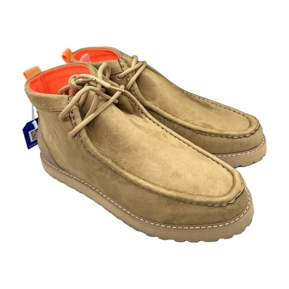 Men's TAYNO Wallabee Style Chukka Boots Soft Micro Suede MOJAVE S Sand