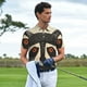 thumbnail image 3 of Balery Retro Raccoon Graphic Print Camisa Polo de Hombre con Estampado, de Manga Corta y Tejido Medio, Camisa Tipo Golf Polo-4X-Large, 3 of 6