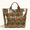 Brown, variant on PVC Tote Bag for Women,Plastic Tote Bags for Shopping,Travel,Work,Classic Woman Handbags with Inner Pocket,Eco-Friendly Gift Bag for Ladies,Mom,Sister,Besties(Beige Pink Stripe)