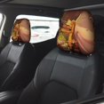 thumbnail image 2 of Los Tipos Malos Funda Protectora Universal para Reposacabezas de Coche, Funda Elástica para Reposacabezas de Asiento de Auto, Funda de Tela Antipolvo, Accesorios de Interior 2 Piezas, 2 of 6