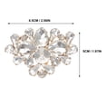 thumbnail image 5 of Raindrops Golden Crystal Shoe Clips for Women Rhinestone Shoe Decoration Elegant Accessories for Various Occasions Size 1 Pair, 5 of 8