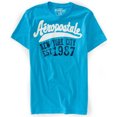 thumbnail image 1 of Aeropostale - Camiseta gráfica para hombre Nyc Aero, azul, pequeña, 1 of 1