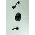 thumbnail image 2 of Kingston Brass KB36300NDL NuvoFusion Single-Handle Tub and Shower Faucet, Matte Black, 2 of 3