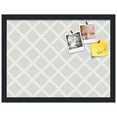 thumbnail image 2 of PinPix 20x15 Custom Cork Bulletin Board Diamond Modern Pattern Grey Poster Board Has a Fabric Style Canvas Finish, Framed in Diamond Modern Pattern Grey, by ArtToFrames (PinPix-1802), 2 of 5