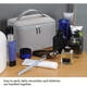 thumbnail image 4 of Neceser de viaje colgante | Organizador impermeable para cosméticos y artículos de afeitado con gancho para baño, gimnasio o vacaciones | Almacenamiento portátil para hombres y mujeres, color negro, 4 of 7