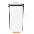 thumbnail image 2 of Airtight Food Storage Containers with Lids, Kitchen and Pantry Organization Canisters with Lids, Plastic Storage Canisters, Plastic Leak-proof Jars for Cereal, Flour, Sugar, 2 of 9