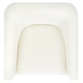 thumbnail image 5 of SAFAVIEH Birdie Modern Style White/Cream Upholstered Side Chairs (31.5 in. W x 32.9 in. D x 28.2 in. H), 5 of 10
