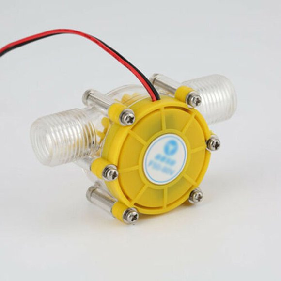 Greenne 12V Water Flow Pump Micro Hydro Generator Turbine Flow Hydraulic Solar Energy