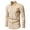 Khaki, variant on Mens Shirts Long Sleeve Men Casual Button Long Sleeve Turn-down Collar Tops Blouse Shirt Mens Shirts Long Sleeve