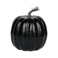 thumbnail image 2 of THOPBPRK Artificial Pumpkins Fall Decor for Thanksgiving Table Centerpiece, Rustic Halloween Decorations for Home, Autumn Fall Kitchen Countertop Display Accents, 1Pack Black, 2 of 6